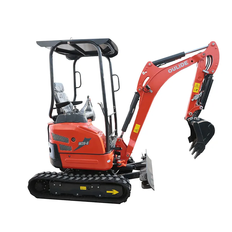 Digger 2 Ton OULIDE 2 Ton Kubota Euro 5 Engine Mini Excavator Digger For Groundwork Building Projects Civil Engineering