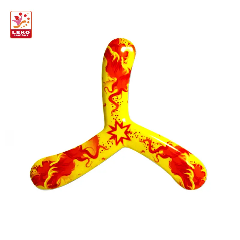 Hot selling outdoor sport custom bumerang pu foam boomerang toys