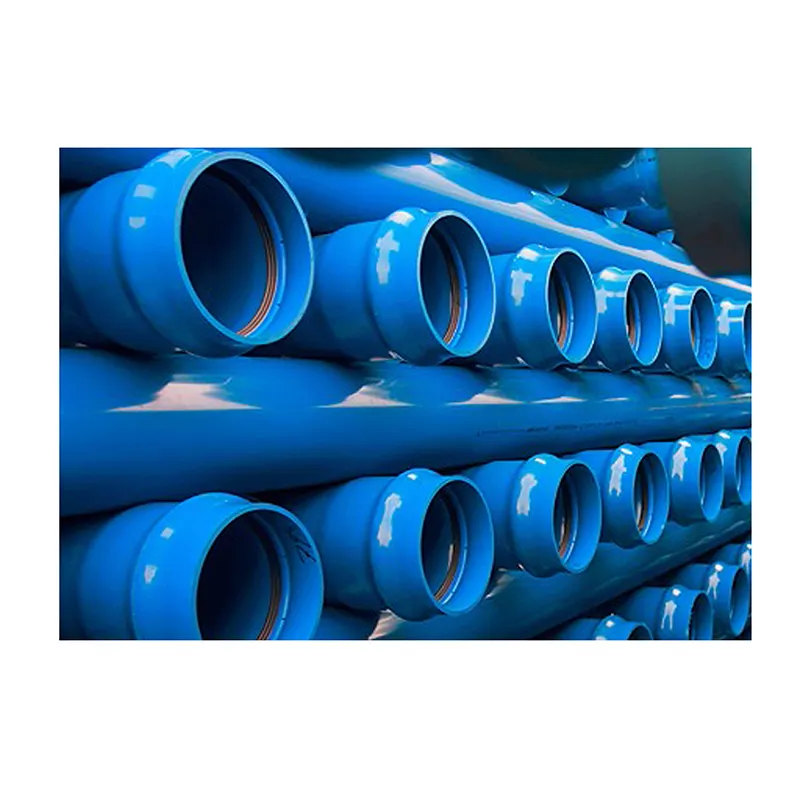 Синяя ПВХ муниципальная канализационная питьевая вода синяя белая 3 4 5 6 7 8 дюймов PVC-U труба