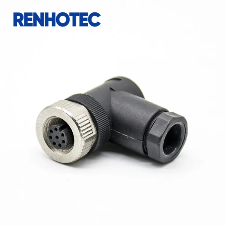 M12 8 Pin Pg7 M12 8-pin Circular Connectors M12 Connector Proximity Sensro