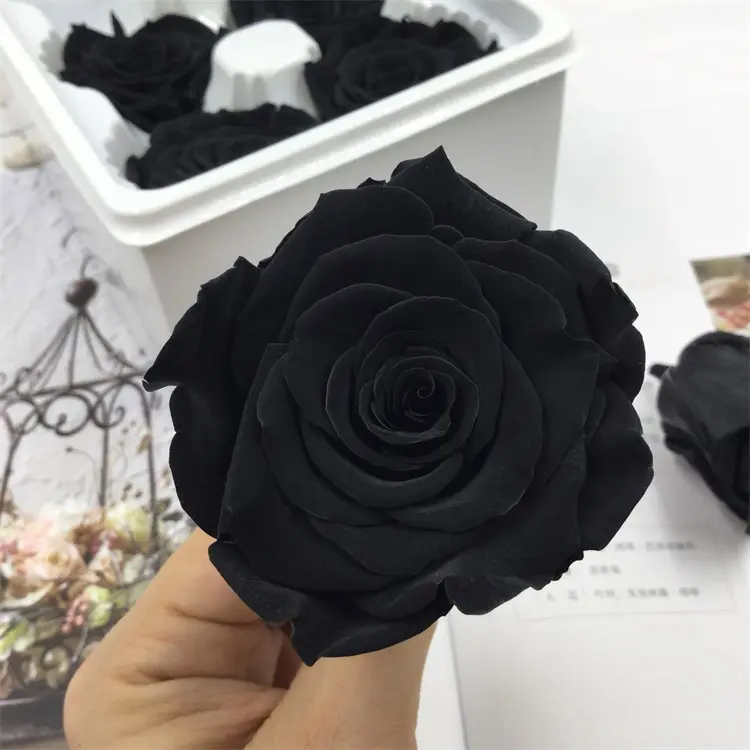 Консервированные черные розы, улучшенная технология, композиция из композиционных роз, сохранение цветов класса А