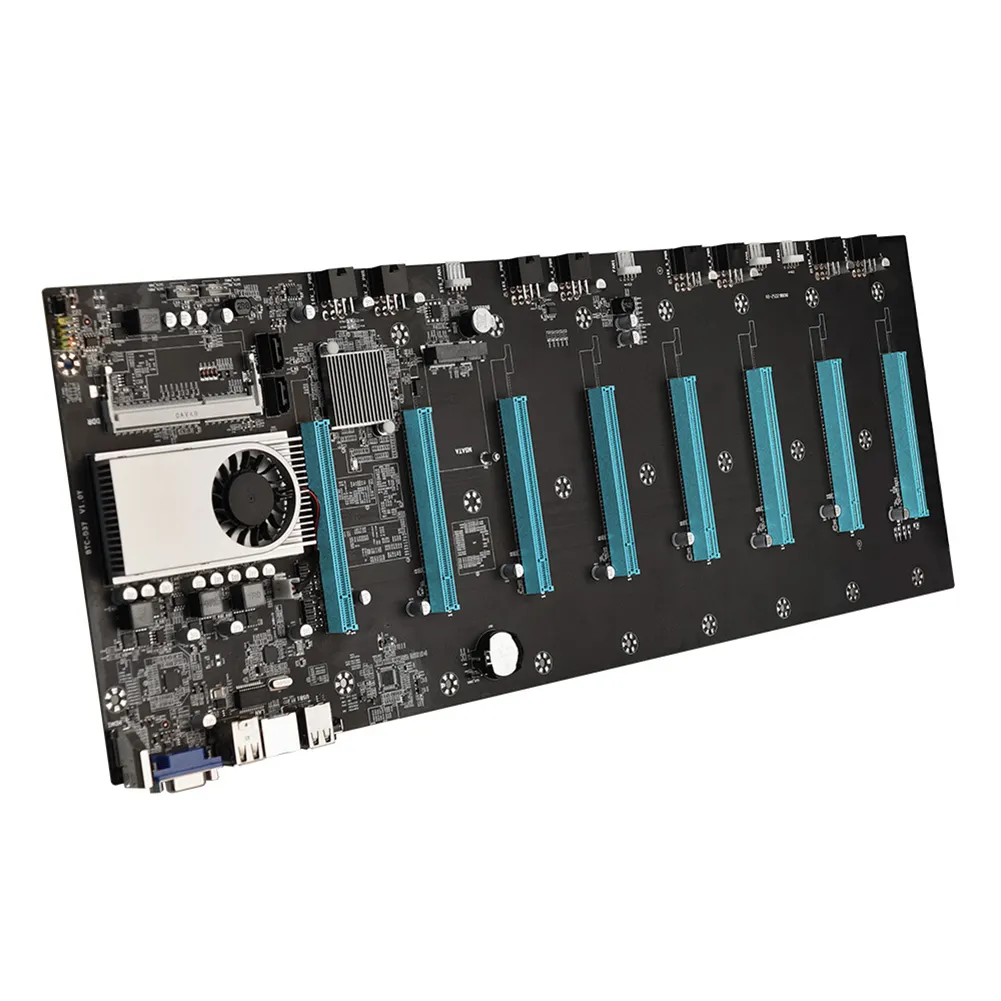 BTC-S37 Pro SODIMM DDR3 материнская плата 8 PCIE 16X графика карта для аксессуары SATA3.0 Поддержка VGA + HDMI-Совместимость