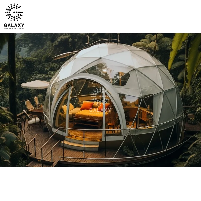 Стильная прочная конструкция, 12 м, диаметр, для мероприятий, Аврора, кемпинга, геодезический купол, палатка в куполе