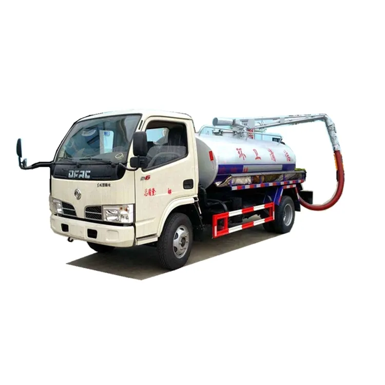 Cheap 5000 Liters Septic Vacuum Truck/5cbm cessipit tank truck for sale