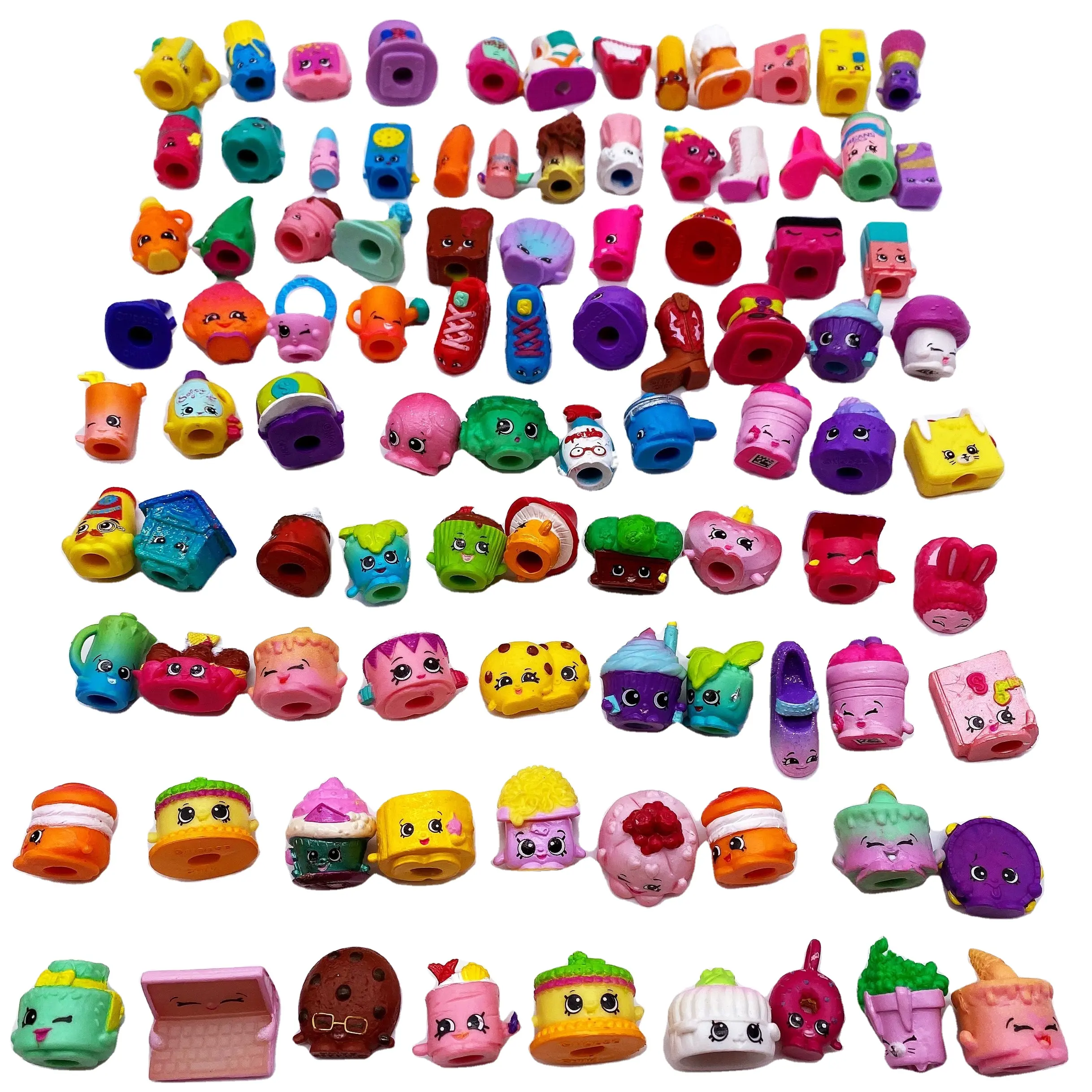 2-3 cm toys mini doll Plastic action figures Children small Mini Toy family shop toys many styles mix
