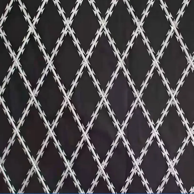 Security Protection Fence Welded Razor Barbed Wire Mesh