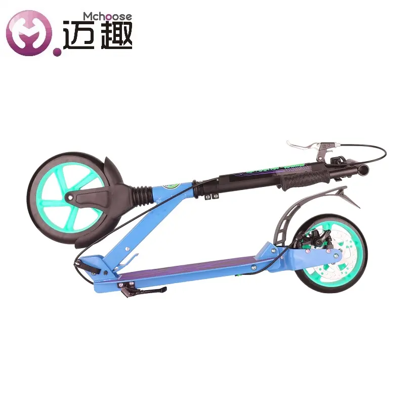 Cheap Scooter 200MM 2 Big Wheel Foldable Kick Scooter For Adult And Kids With Sponge Handle Scooter