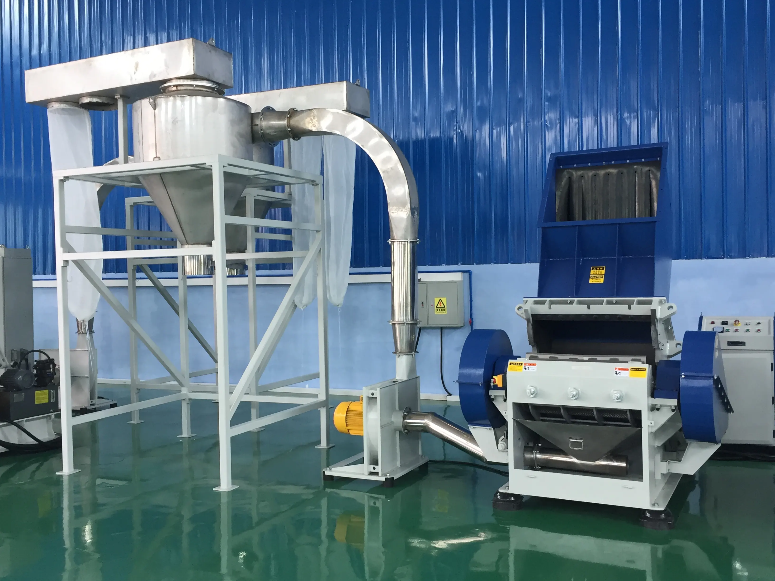 Recycling Machinery For Plastic Good Price Pet Bottle Plastic Crusher Granulator Crushing Granulating Machine For Plastic Recycling System