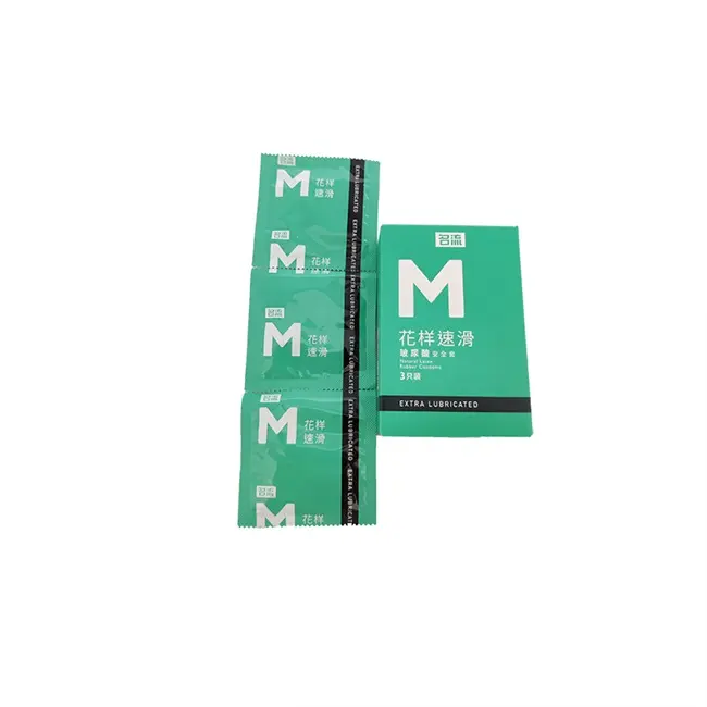 Reliable Material Men's 3 Pack Natural Latex Rubber Lubricated Condom