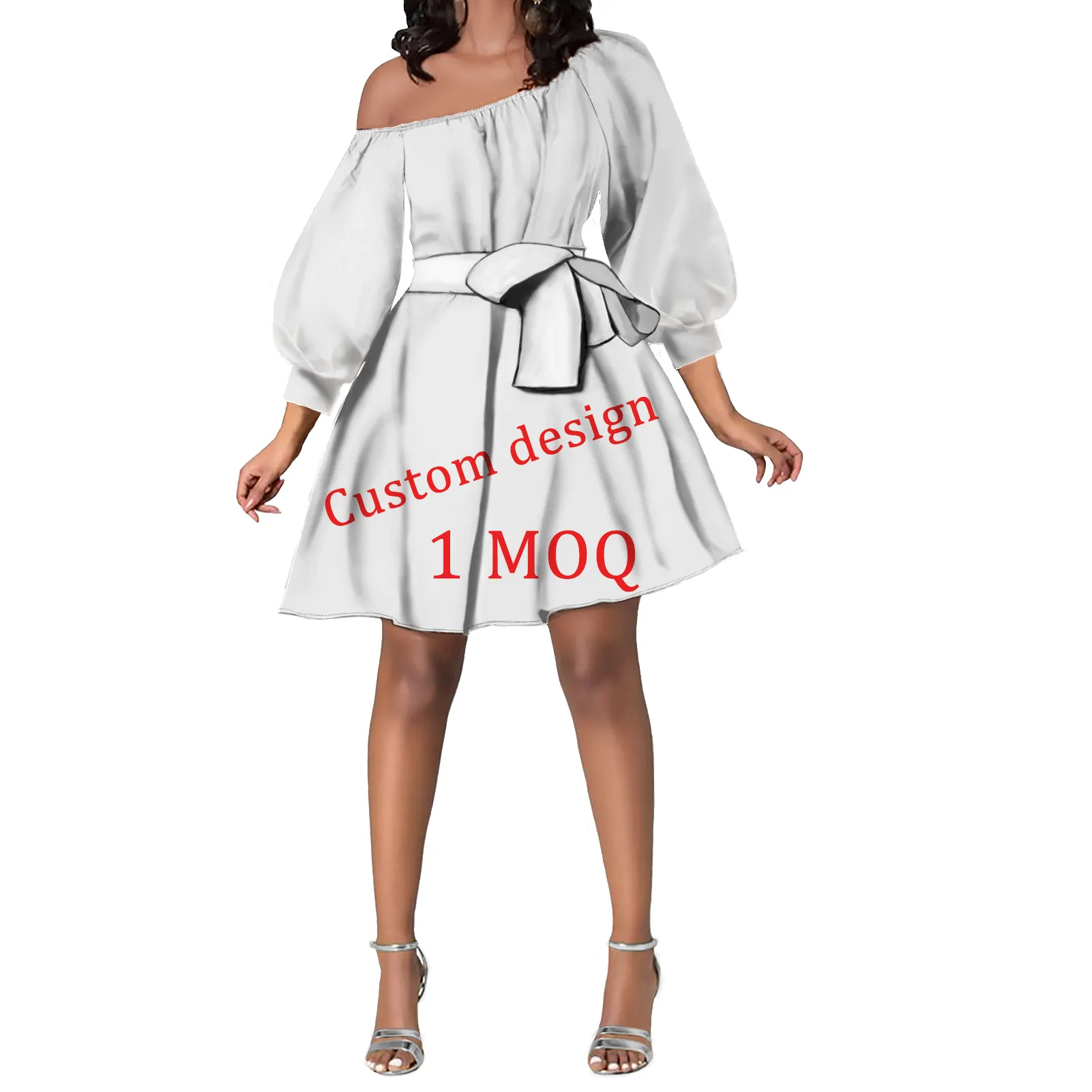 Индивидуальный индивидуальный узор полинезийский/Африканский стиль короткое вечернее платье женское с открытыми плечами ТРАПЕЦИЕВИДНОЕ мини-платье оптовая продажа