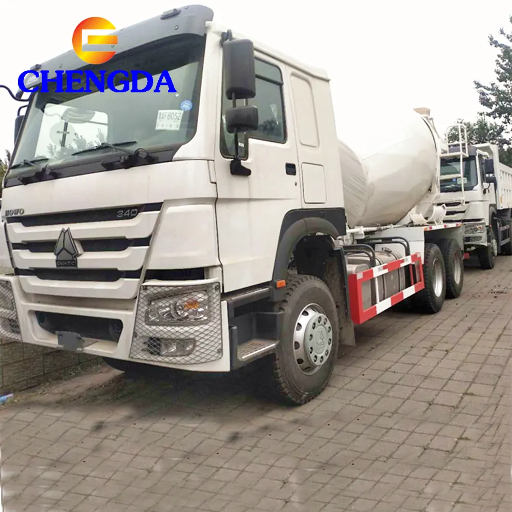 Used SINOTRUK HOWO 6x4 10 Wheels 10CBM 12m3 Bulk Cement Concrete Mixer Truck