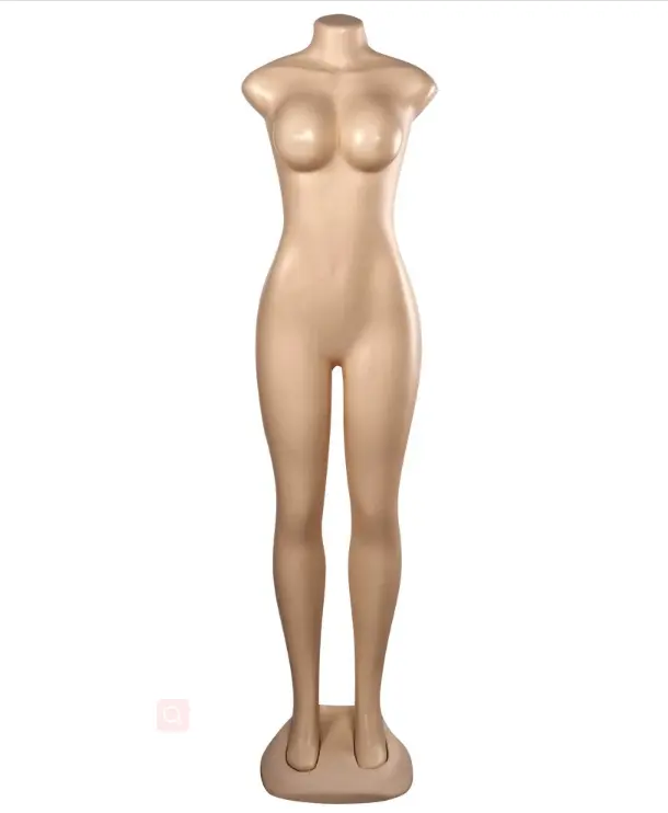 cheap plastic skin color plus size female Brazilian mannequin big breast and hip