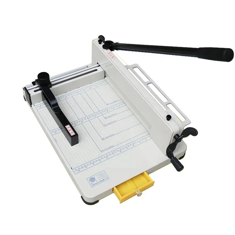 Гильотинная машина для резки бумаги формата A4 с лазерным направляющим инфракрасным позиционированием
