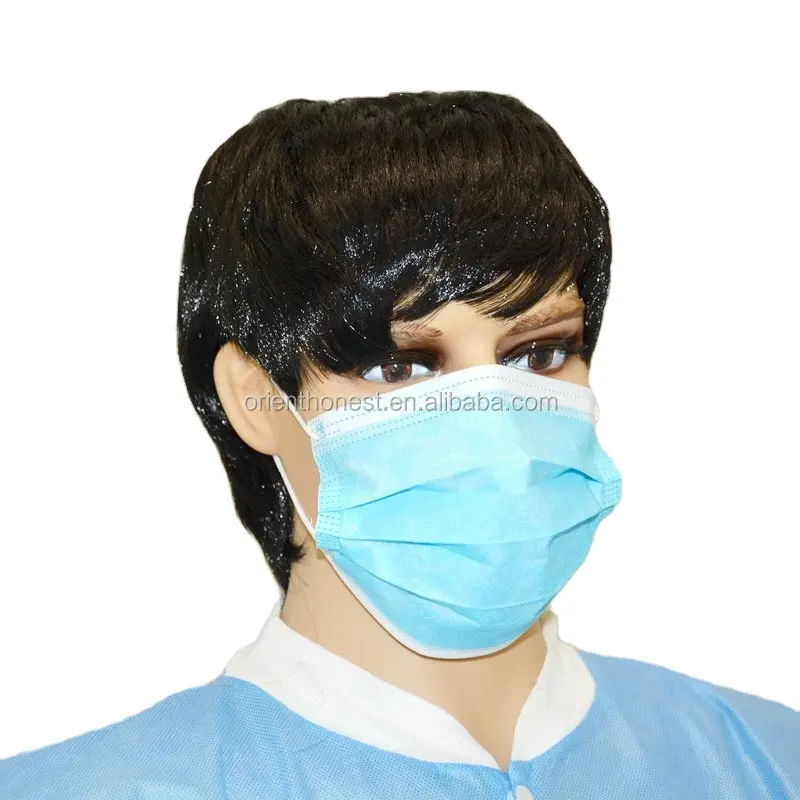 Хит продаж OEM 3ply медицинская стоматологическая одноразовая хирургическая маска для лица
