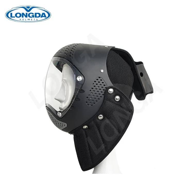 European standard waterproof security protection fencing helmet