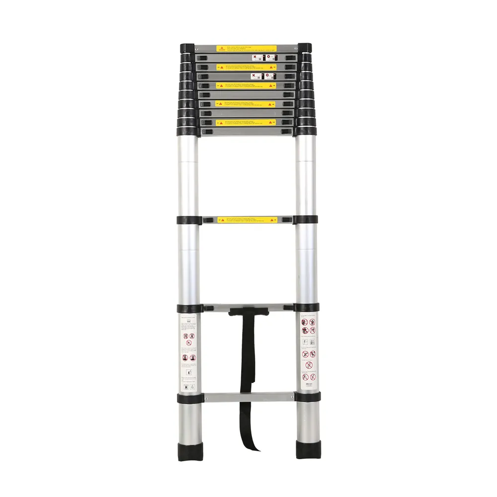 Trade Assurance 3.8m Telescopic Ladder En131 Certificate Aluminum Stairs Lightweight Ladder