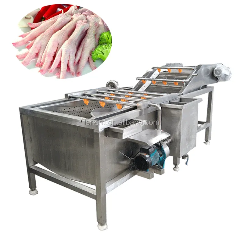 Automatic Chicken Feet Claw/ Paw /Toe Cutting Machine Debone Chicken Feet Machine 500Kg/H Automatic Chicken Feet Processing Line