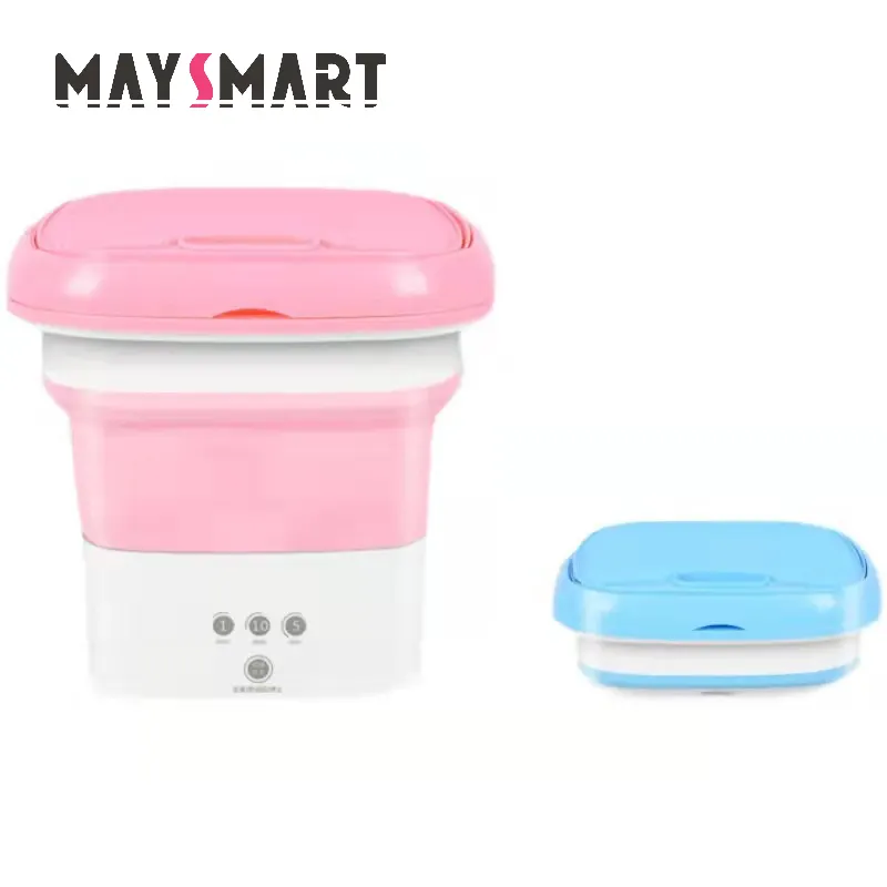 Portable Travel Mini Household Car Outdoor Small Folding Washing Underwear Lazy Socks Electric Washing Machine