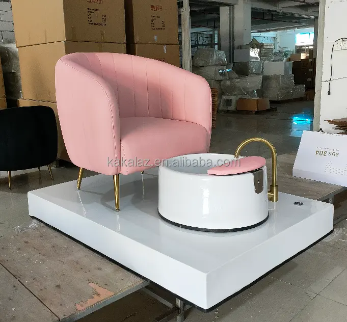 Стул для маникюрного салона, стулья для педикюра, розовый стул для педикюра, спа-салона