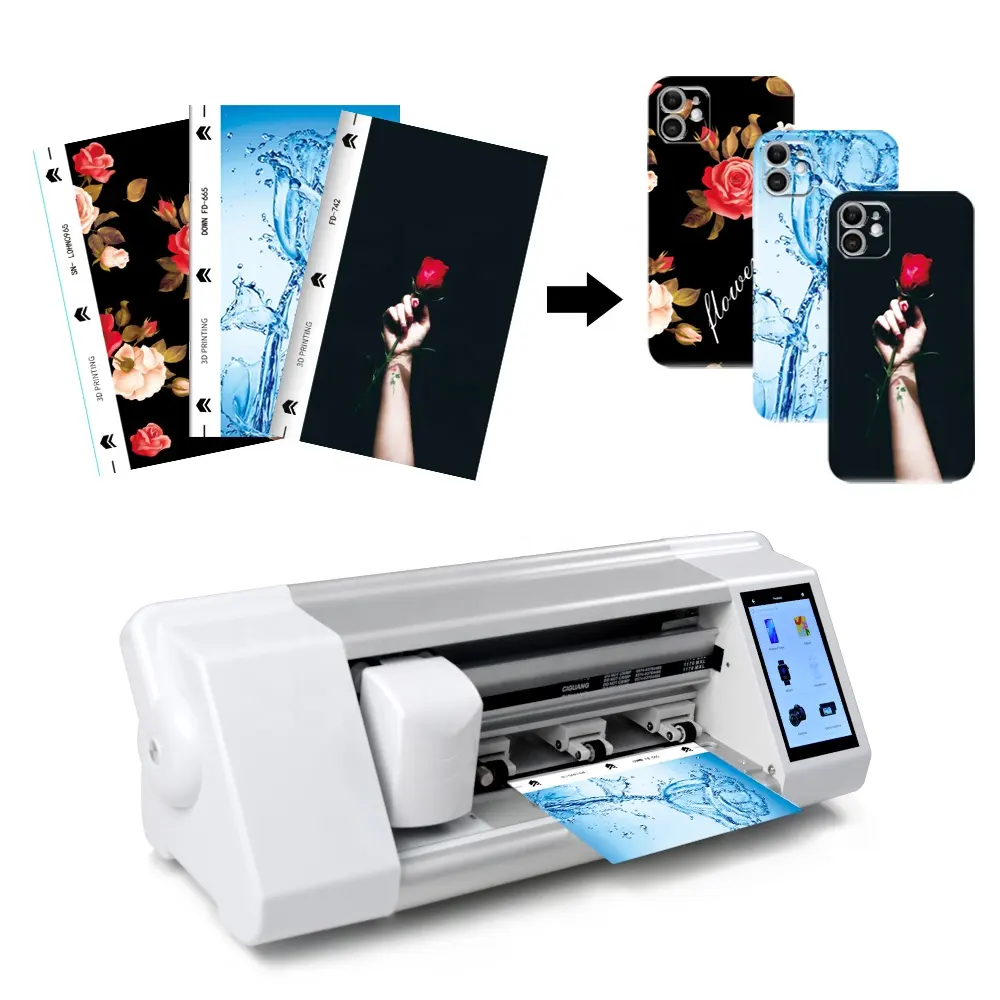 MYCUT Unlimited Intelligent Auto Screen Protector Cutting Machine With 5.5 Inch Touch Screen