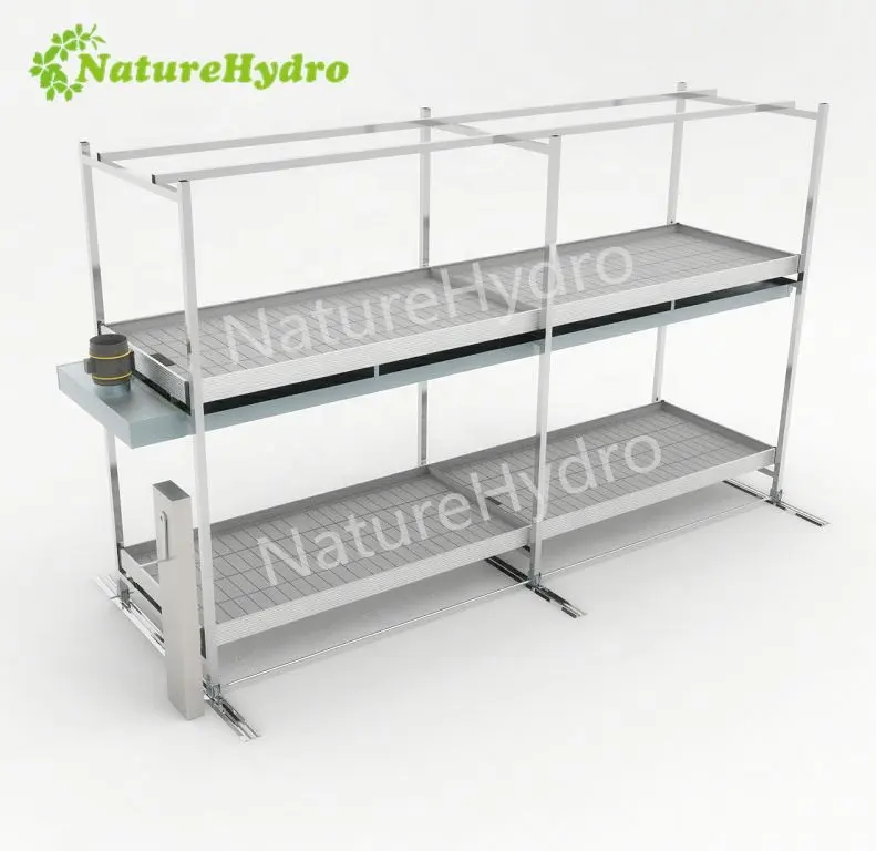 Mobile Rack System Grow Bar For Racks Flood Tables