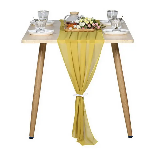 Wholesale Japanese Style Decorative Table Runner with Tassel High Quality Cotton Dining Luxury Table Runner