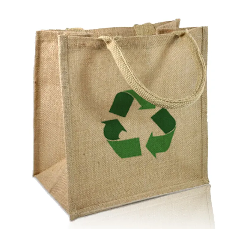 Custom Printed Logo Eco Friendly Shopping Bag Linen Cooler Grocery Shopper Tote Bag Jute Bags