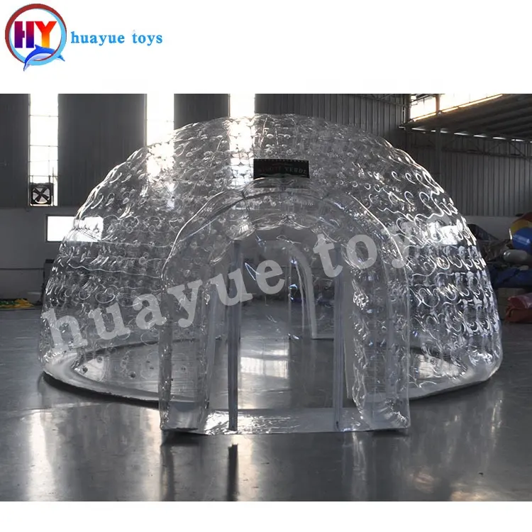 Китайский завод открытый портативный прозрачный надувной пузырь Кемпинг купол палатка прозрачный дом надувной для развлечения
