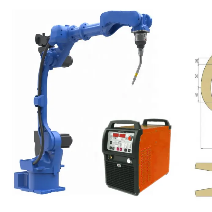 machine welding robot arm automatic welding robot