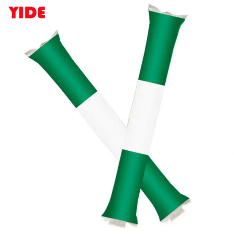 Wholesale Football Fans PVC Inflatable Balloon Bang Bang Stick