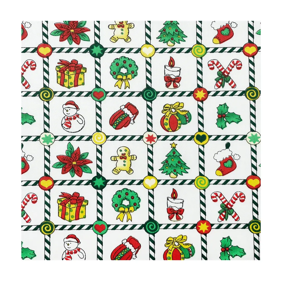 5 шт. в комплекте Рождественская хлопковая ткань, процесс шитья, квадратная печать, различные цвета, «сделай сам», ремесло, товары для вечеринок (9,8x9,8 дюйма)