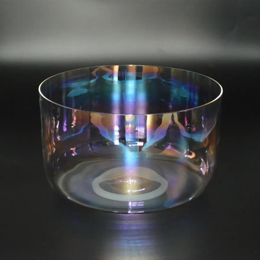 HF High Quality Cosmic Light Clear Crystal Singing Bowl