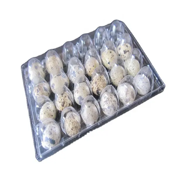 Фабричный бесплатный образец, оптовая продажа блистерных упаковок для пластиковой упаковки Перепелиных яиц