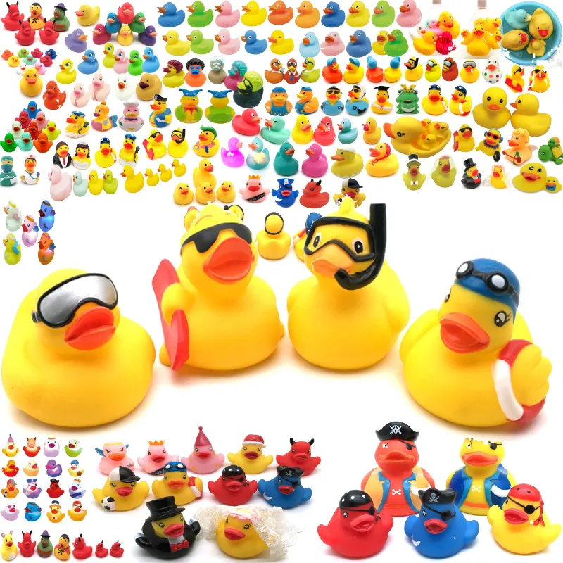 Маленькие животные игрушки Мини pato borracha плавающая резиновая Ванна утка Ванна игрушки для детей