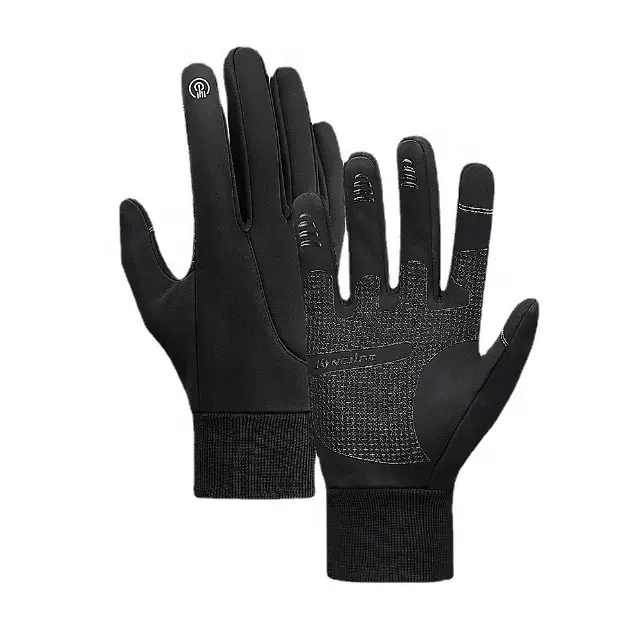 Зимние перчатки для мужчин и женщин, теплые перчатки для сенсорных экранов, ветрозащитные перчатки для езды на велосипеде, бега, вождения, мотоцикла