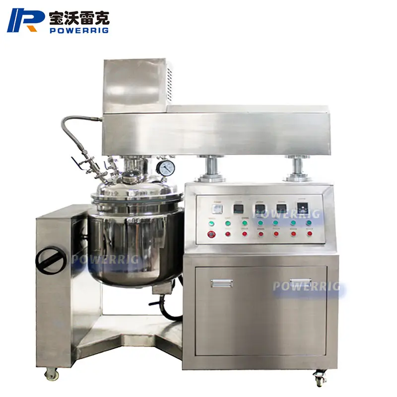 Cosmetic liquid soap detergent production line equipment hair conditioner mixer making shampoo mixing machine