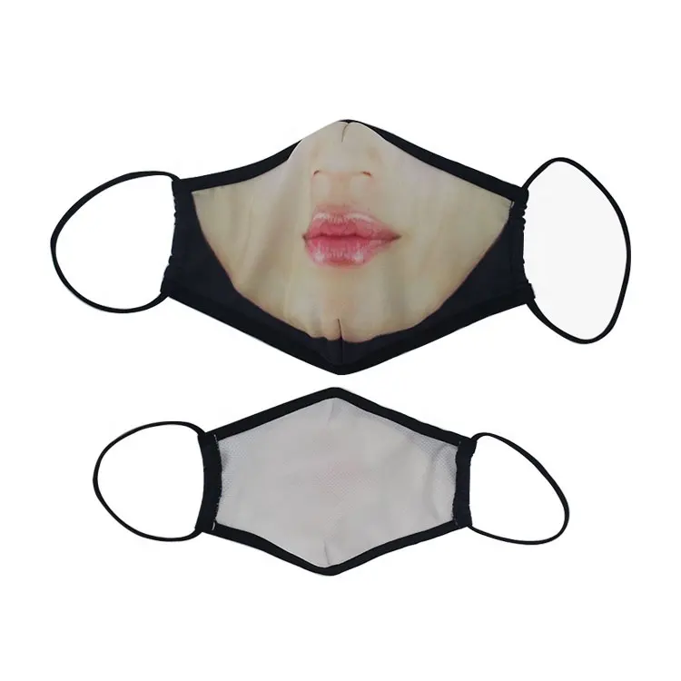 Outdoor Reusable Mouth Cover Recycled Polyester GOTS Organic Cotton Fashion Washable Mouth Cover