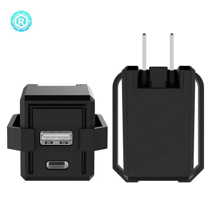 Аксессуары для мобильных телефонов адаптер для путешествий быстрое зарядное устройство Type c USB Сетевое зарядное устройство
