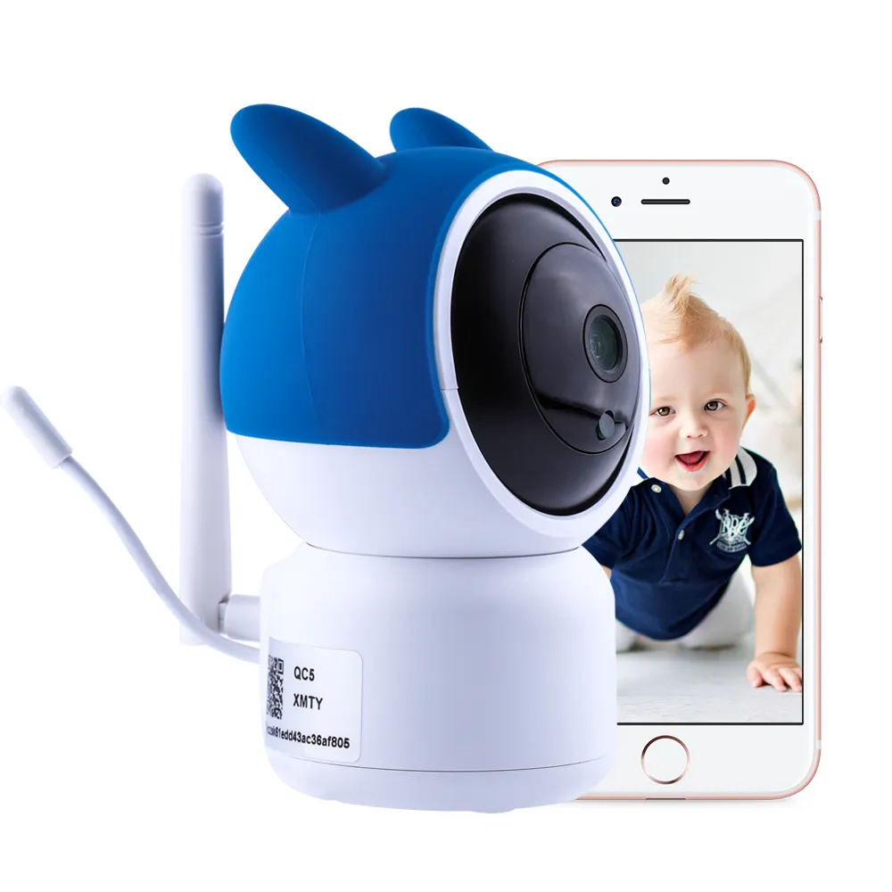 1080P HD Wifi Baby Monitor Camera with Temperature Monitor and to Two Way Audio Surveillance Baby Monitor Video BXT-BB-02 CN;GUA