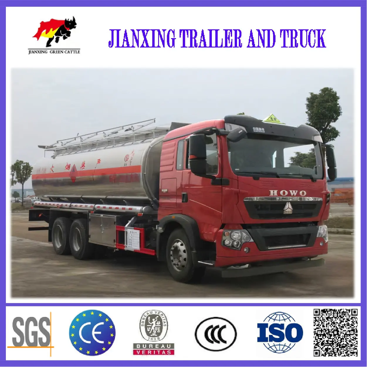 Sinotruck 336hp 371hp 6x4 Howo 10 Wheeler Transport Oil Tanker Any Capacity Fuel Tank Truck