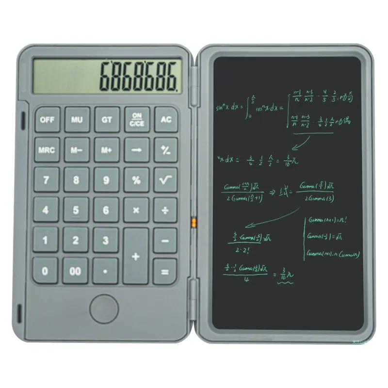6,5 дюймов ЖК-цифровой ЖК-доски для записка заметка колодки карман научно-исследовательских Студенческая финансовой Графический офис калькулятор