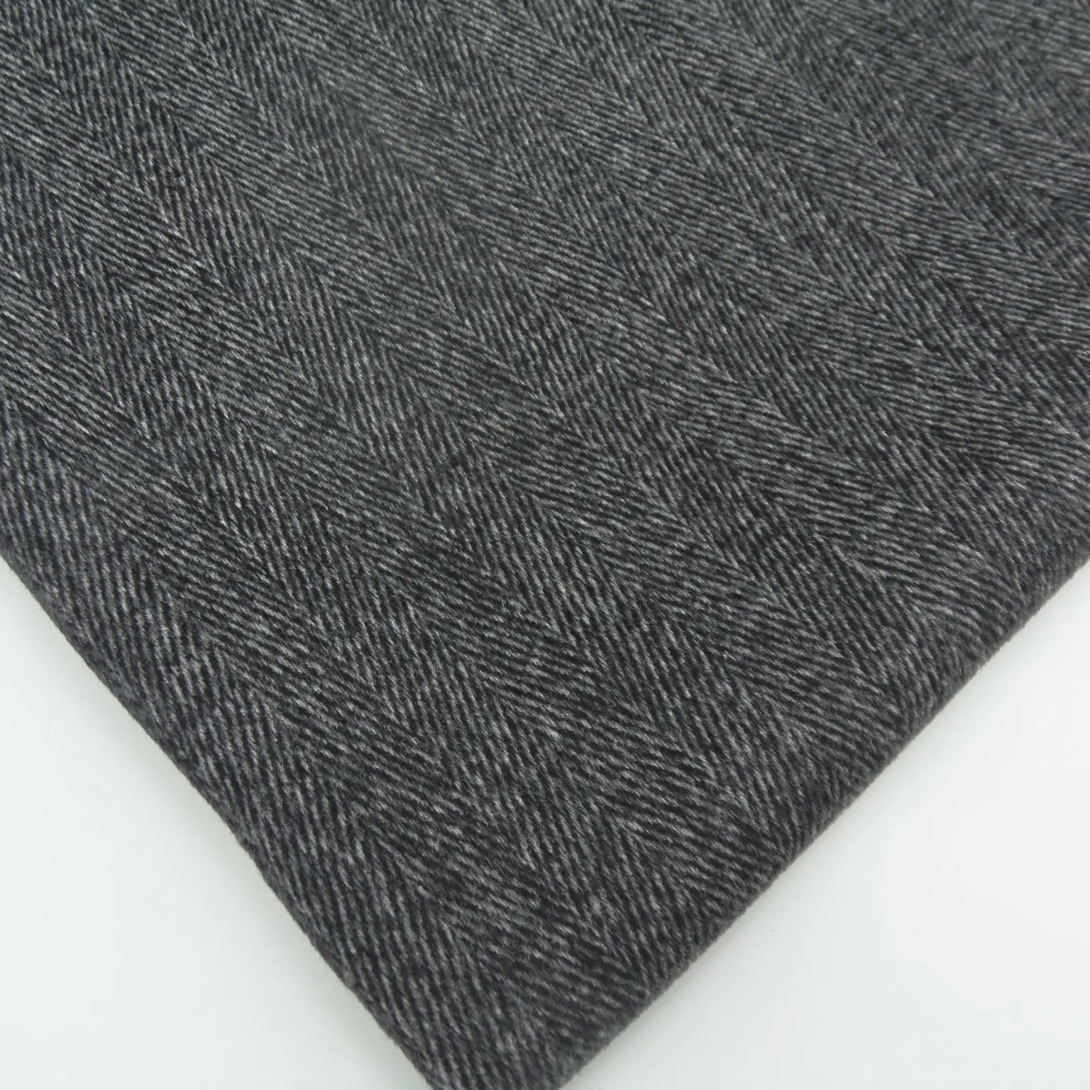 men's herringbone semi worsted brushed zig-zag woolen cloth 100% pure wool woven over coating fleece for suit