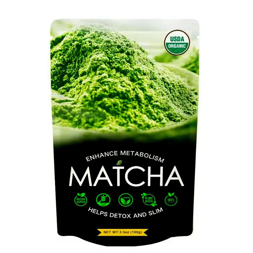 100% Natural Organic the Matcha Powder Green Tea bag Top Grade ceremonial private label wholesale