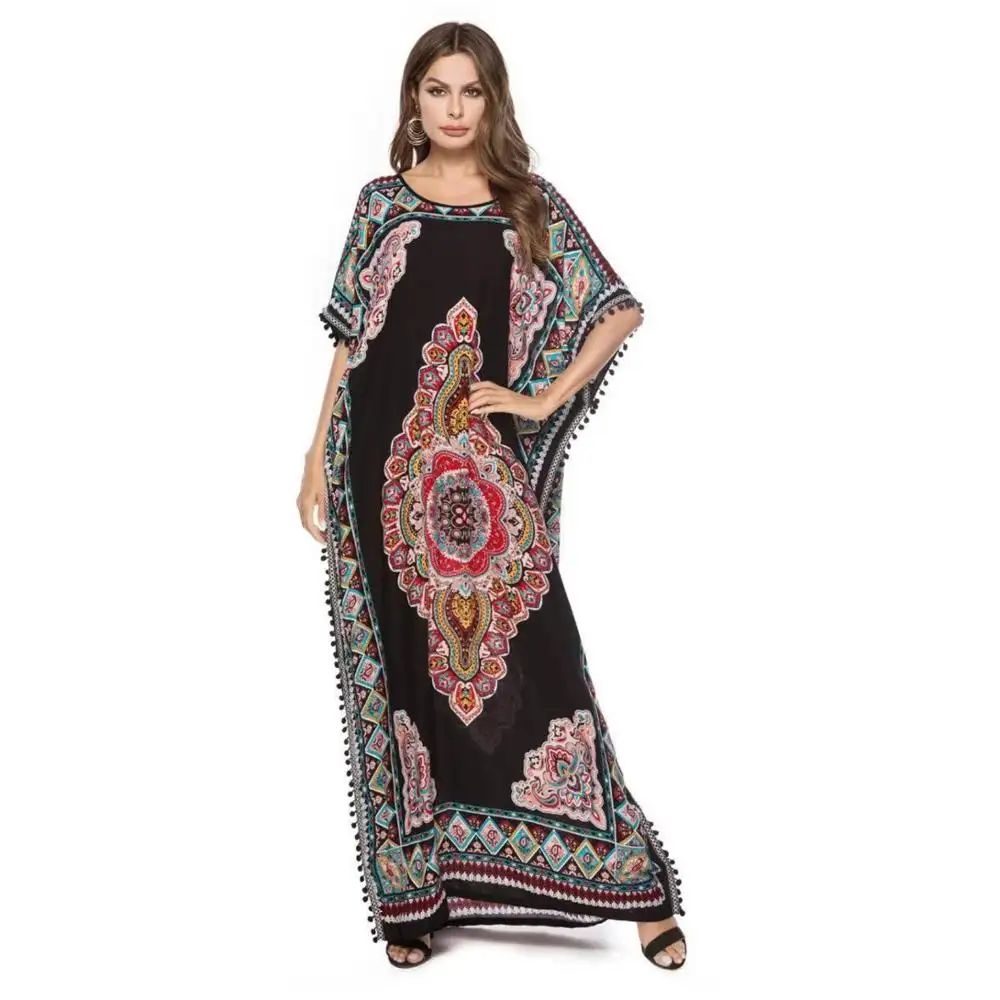 wholesale middle east muslim dress abaya fashion caftan kaftan arab robe women