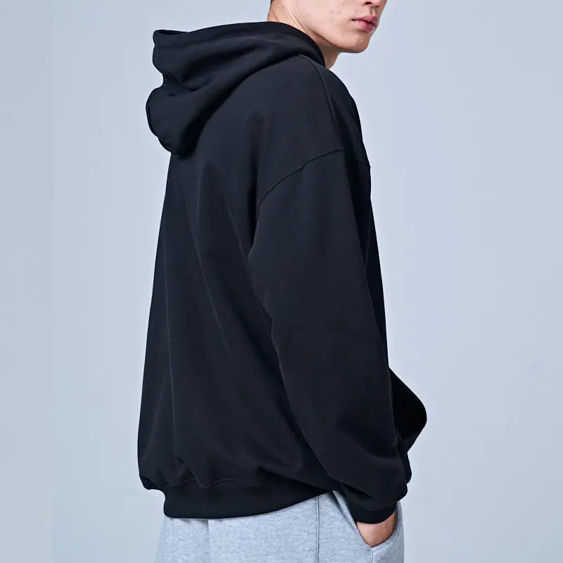 mens clothing blank sweatshirt hoodie custom streetwear quality fashion luxury heavy 100 cotton oversized hoodie