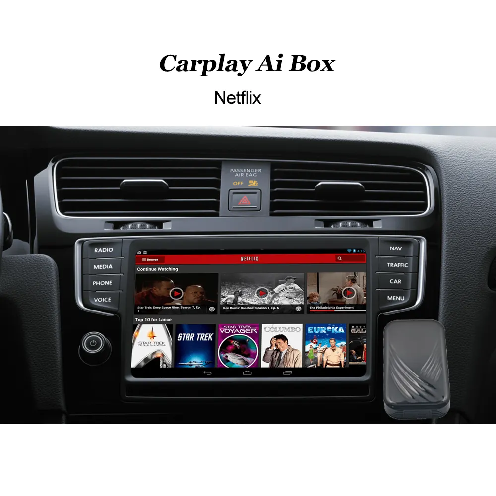 Carplay AI BOX for Apple Carplay youtube netflix google playing New Upgrade Version 4+32GB