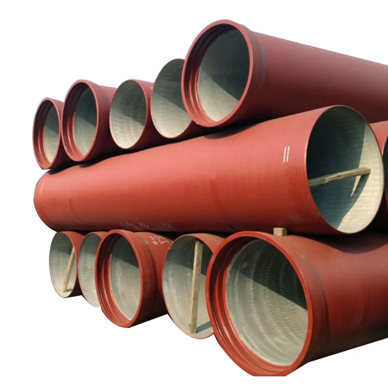 ISO2531 Cement Lined Ductile Cast Iron Pipes K9 for Potable Water