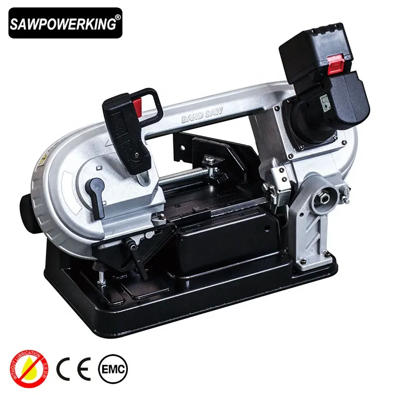 Small band saw machine wood box packing portable metal cutting saw