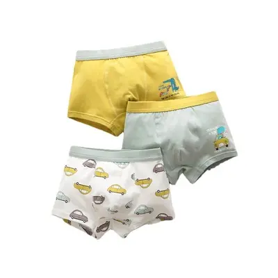 Wholesale Cartoon Children's Underwear Boy Shorts Cotton Soft Boy Boxer Briefs Youth Panties Baby Shorts Kids Underwear