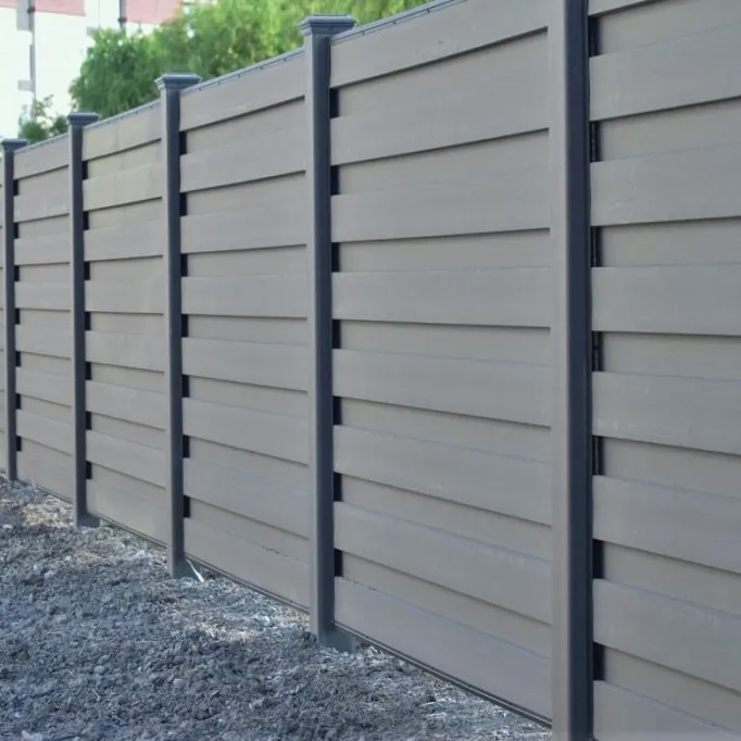 Деревянный пластиковый композитный Wpc забор домашний садовый забор панели лучше, чем виниловый Wpc забор